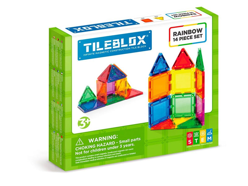 Tileblox Rainbow 14 pcs set