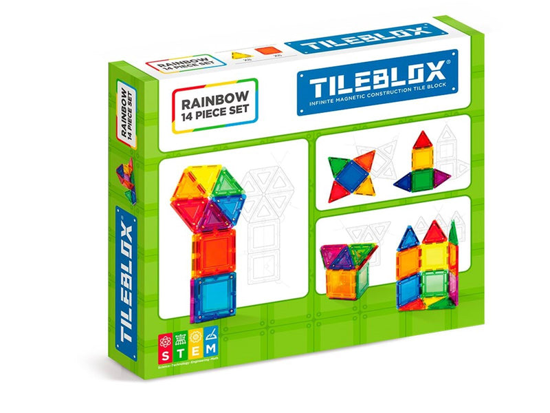 Tileblox Rainbow 14 pcs set