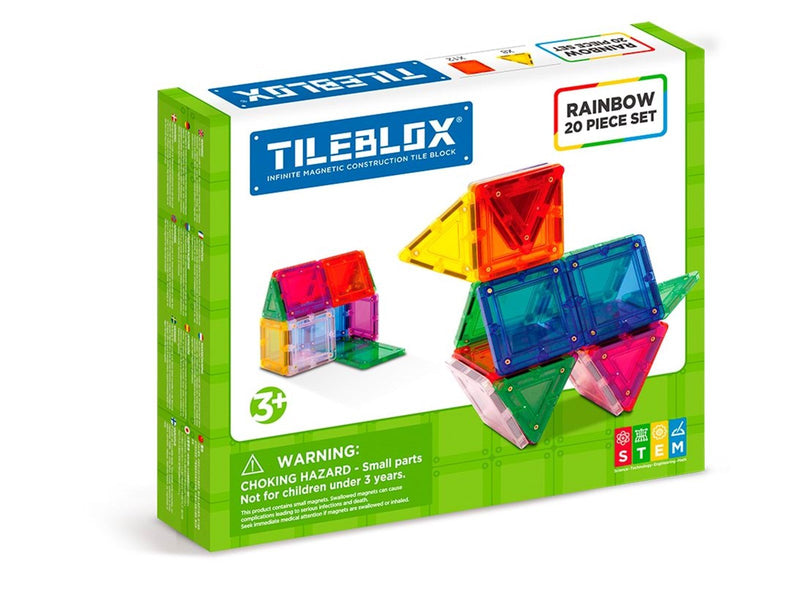 Tileblox Rainbow 20 pcs set