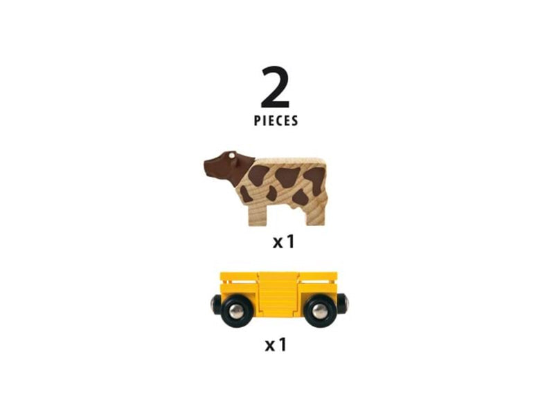 Brio Cow & Wagon