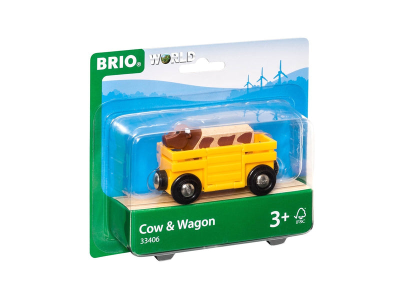 Brio Cow & Wagon