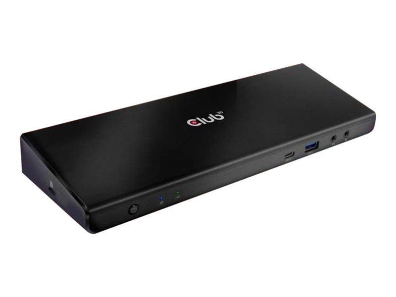 Club 3D Club3D SenseVision Connect USB C 3.2 Gen1 Universal Triple 4K Charging Dock