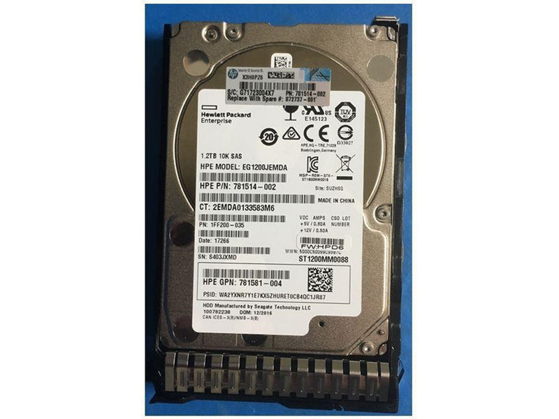 HP E - 1.2TB - Festplatten - 872737-001 - SAS3 - 2.5"