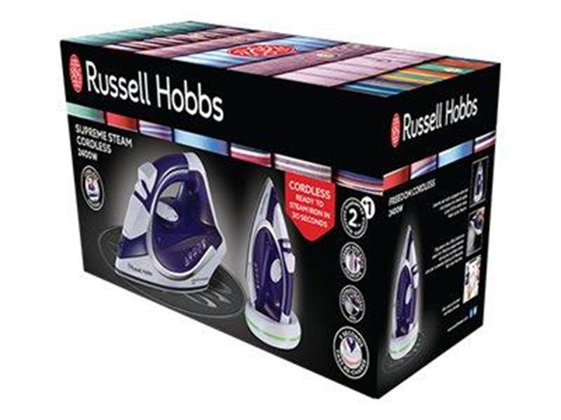 Russell Hobbs Dampfbügeleisen Supreme Steam Cordless 2400W