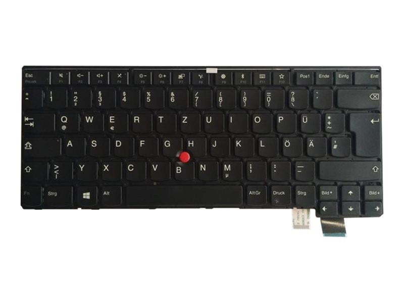 Lenovo - notebook replacement keyboard - German - Portable Keyboard - Ersatz - Deutsch - Schwarz