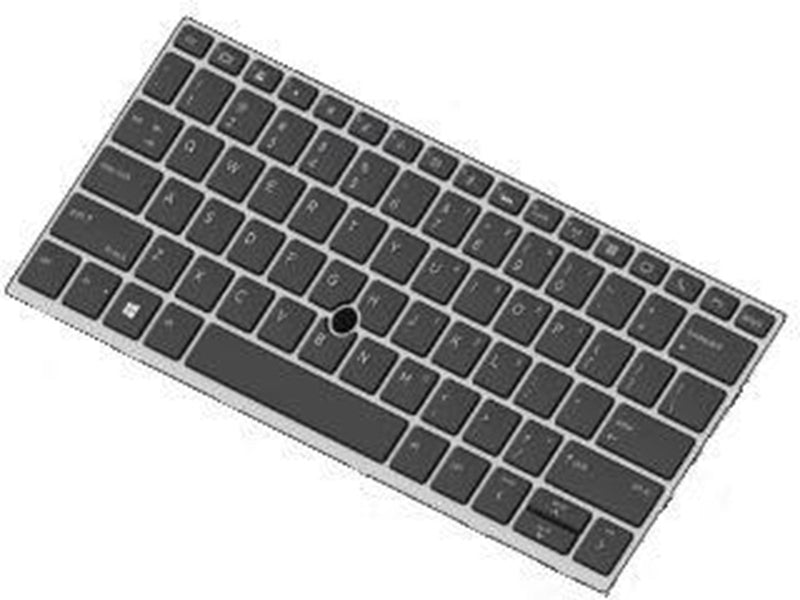 HP DualPoint - Portable Keyboard - Ersatz - Englisch - UK