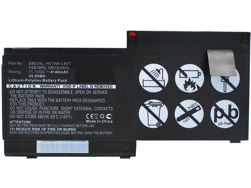 CoreParts Battery - laptop battery - Li-pol - 4140 mAh - 46 Wh