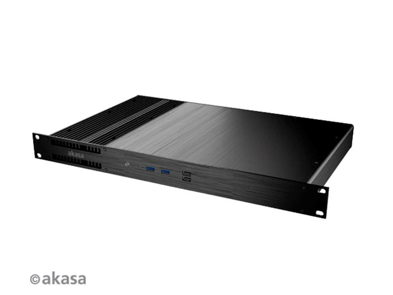 Akasa Galileo TU3 Thin-Mini-ITX 1U GehÃ¤use OEM - Gehäuse - Ultra small form factor - Schwarz