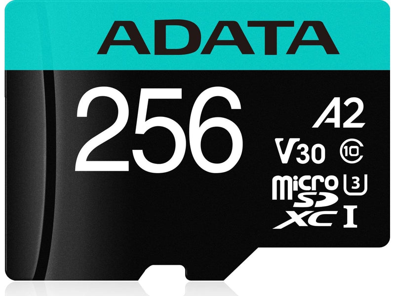 A-Data Premier Pro MicroSD/SD V30S - 100MB/s - 256GB