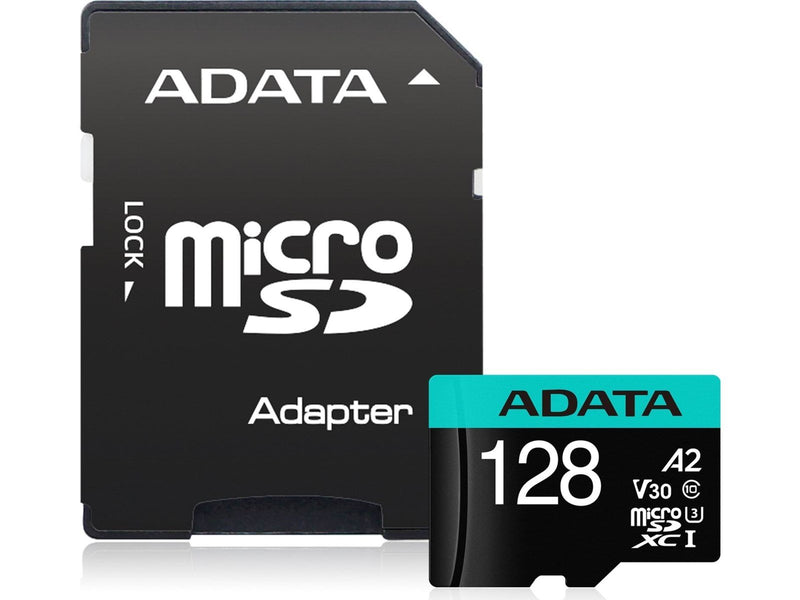 A-Data Premier Pro MicroSD/SD V30S - 100MB/s - 128GB