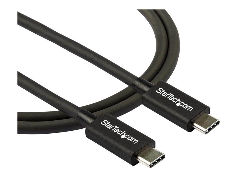 StarTech.com Thunderbolt 3 (40Gbps) USB C Cable - Black - 80cm