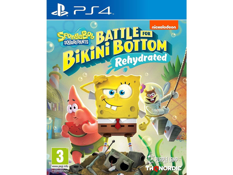 Spongebob SquarePants: Battle for Bikini Bottom - Rehydrated - Sony PlayStation 4 - Platformer - PEGI 3