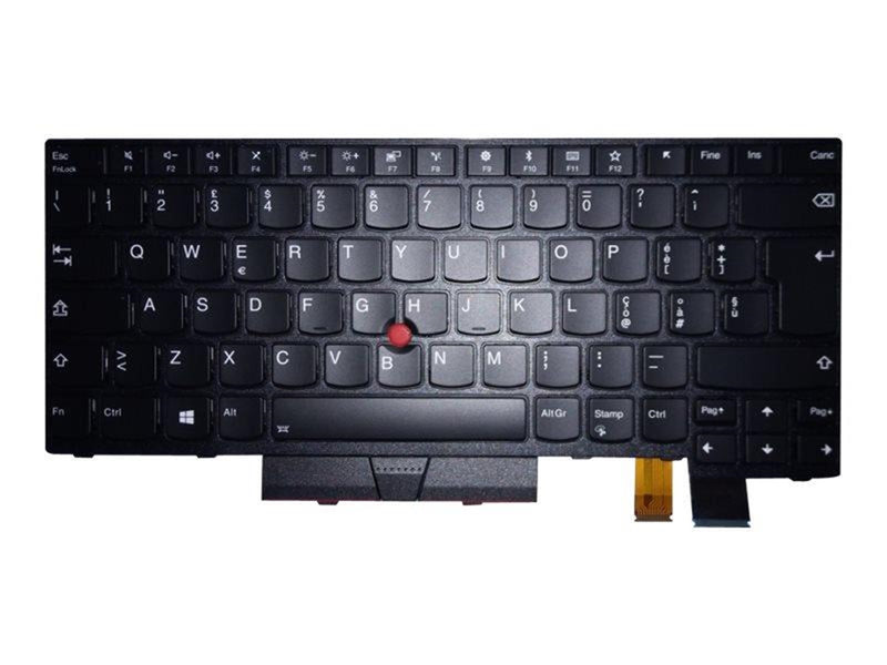 Lenovo Chicony - Portable Keyboard - Ersatz - Italienisch - Schwarz