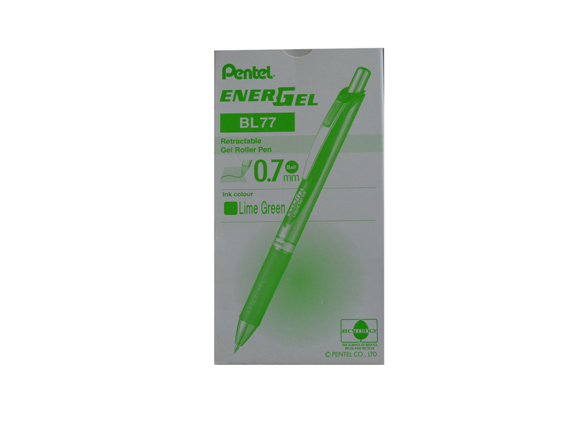 Pentel BL77-K Energel 0.7mm Light Green - 12 pcs.