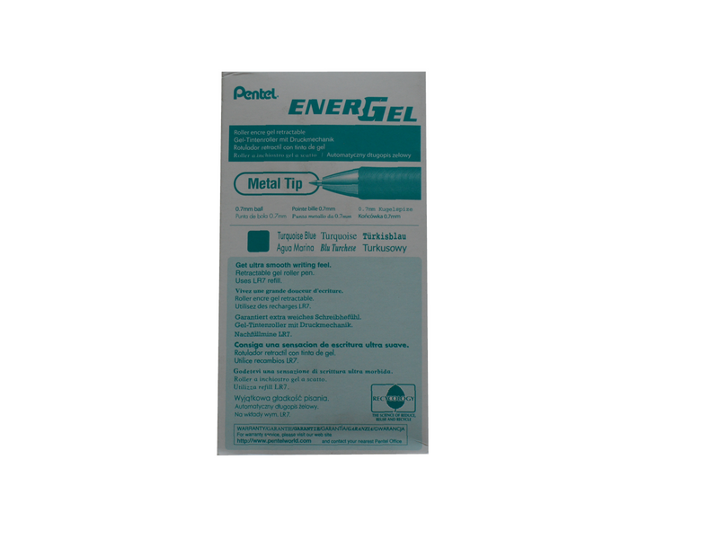 Pentel BL77-S3 Energel 0.7mm Turkis - 12 pcs.