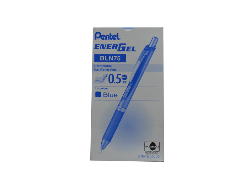 Pentel BLN75-C Energel 0.5mm needle Blue - 12 pcs.