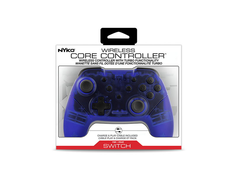 Nyko Wireless Core Controller (Blue) for Nintendo Switch - Wired Controller - Android