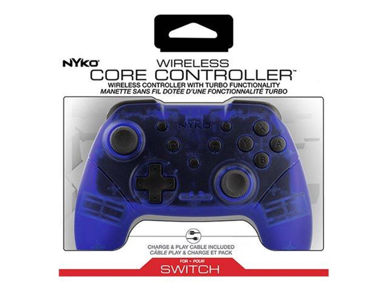 Nyko Wireless Core Controller (Blue) for Nintendo Switch - Wired Controller - Android