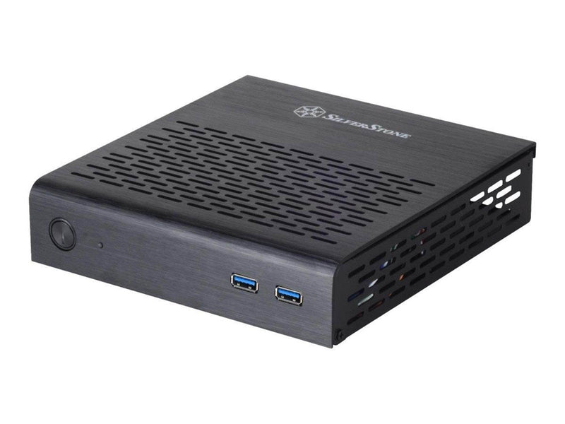 SilverStone PT13 - Gehäuse - Ultra small form factor - Schwarz