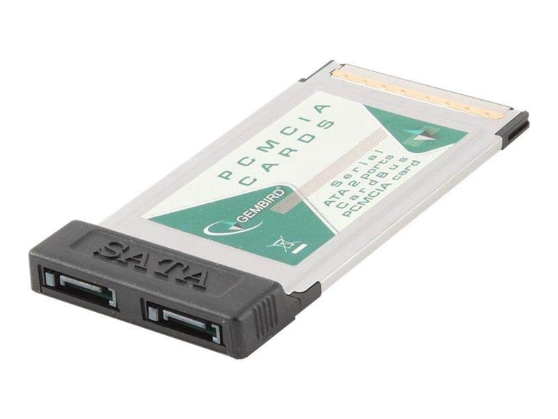 Gembird Serial ATA CardBus PCMCIA card - 2 SATA ports