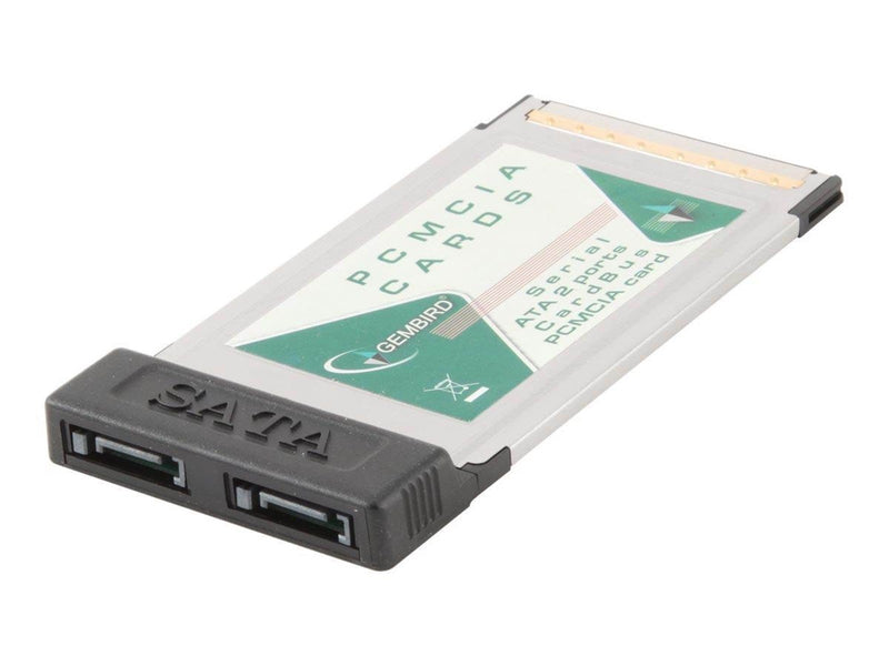 Gembird Serial ATA CardBus PCMCIA card - 2 SATA ports