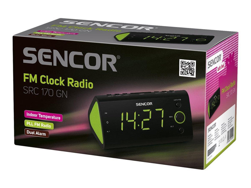 Sencor SRC 170 GN - clock radio - FM - Grün