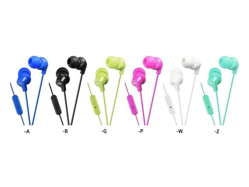 JVC  In Ear Headphones with remote and microphone. Blue