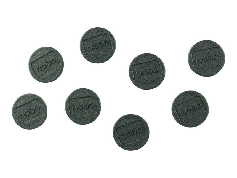 Nobo  Magnete, 20 mm, 8 Stück, blau, Blisterverpackung Schwarz