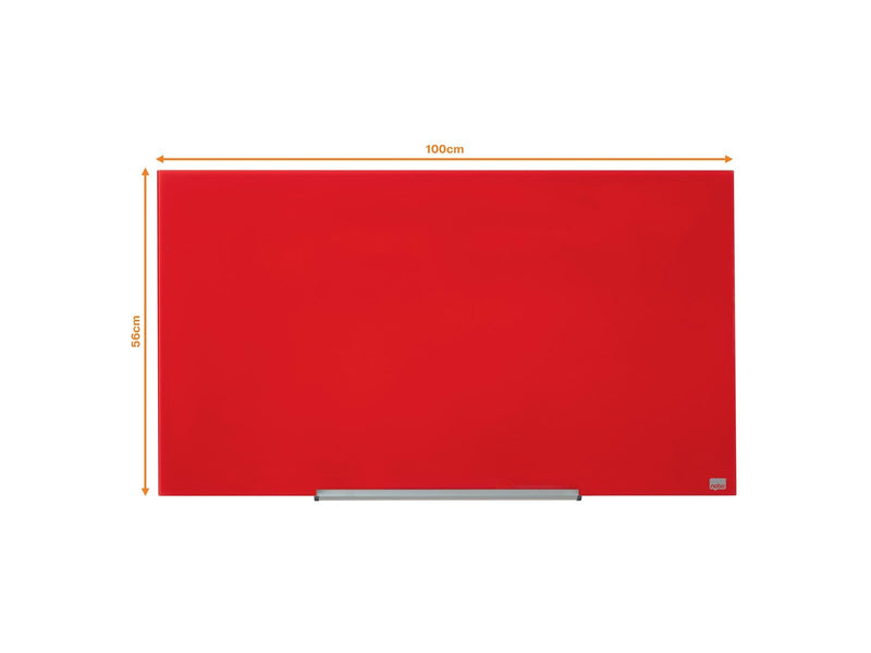 Nobo  Impression Pro Whiteboard Glas Widescreen 45" Rot