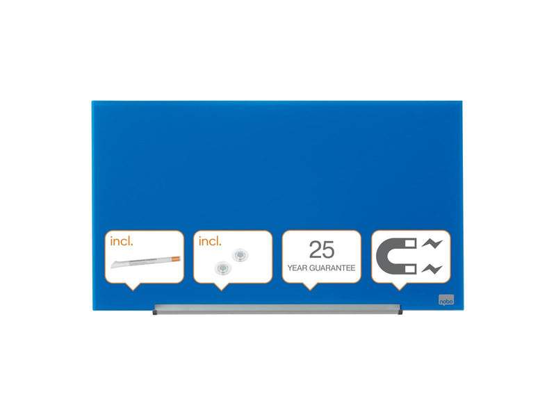 Nobo  Impression Pro Whiteboard Glas Widescreen 31" Blau