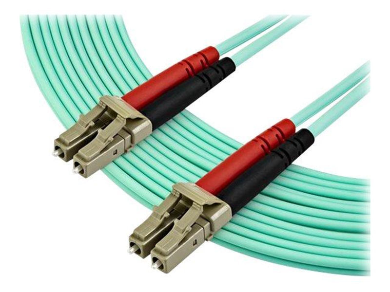 StarTech.com 7m OM3 LC to LC Multimode Duplex Fiber Optic Patch Cable - patch cable - 7 m - aqua - Blau - 7 meter