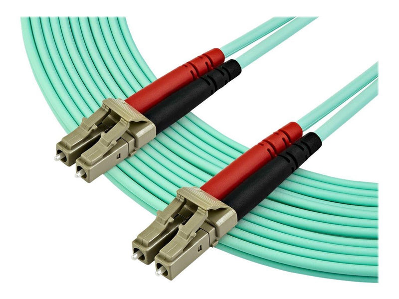 StarTech.com 7m OM3 LC to LC Multimode Duplex Fiber Optic Patch Cable - patch cable - 7 m - aqua - Blau - 7 meter