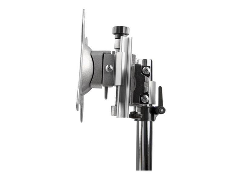 StarTech.com Dual-Monitor Stand for up to 24" Monitors - Horizontal Silver - stand