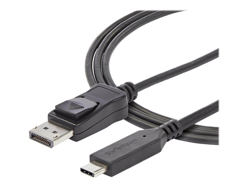 StarTech.com 5.9 ft. (1.8 m) - USB-C to DisplayPort Adapter Cable - 8K - HBR3 - external video adapter - black
