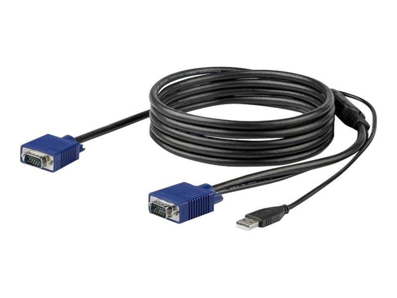 StarTech.com 10ft / 3m USB KVM Cable for Rackmount Consoles - VGA and USB - video / USB cable - 3 m