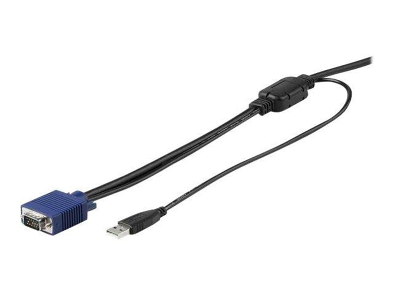StarTech.com 10ft / 3m USB KVM Cable for Rackmount Consoles - VGA and USB - video / USB cable - 3 m