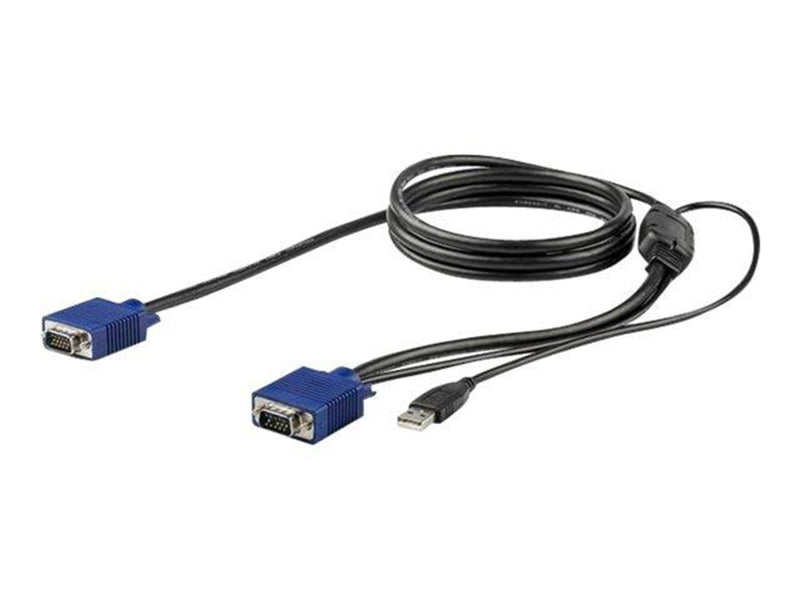 StarTech.com 6ft / 1.8m USB KVM Cable for Rackmount Consoles - VGA and USB - video / USB cable - 1.8 m