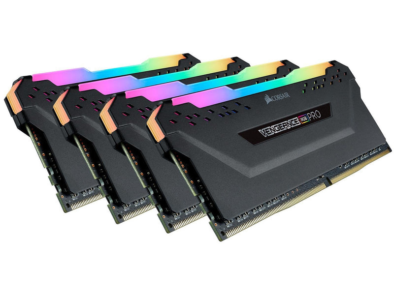 Corsair Vengeance RGB PRO DDR4-3600 - 32GB - CL18 - Quad Channel (4 pcs) - AMD Optimized & Intel XMP - Schwarz mit RGB