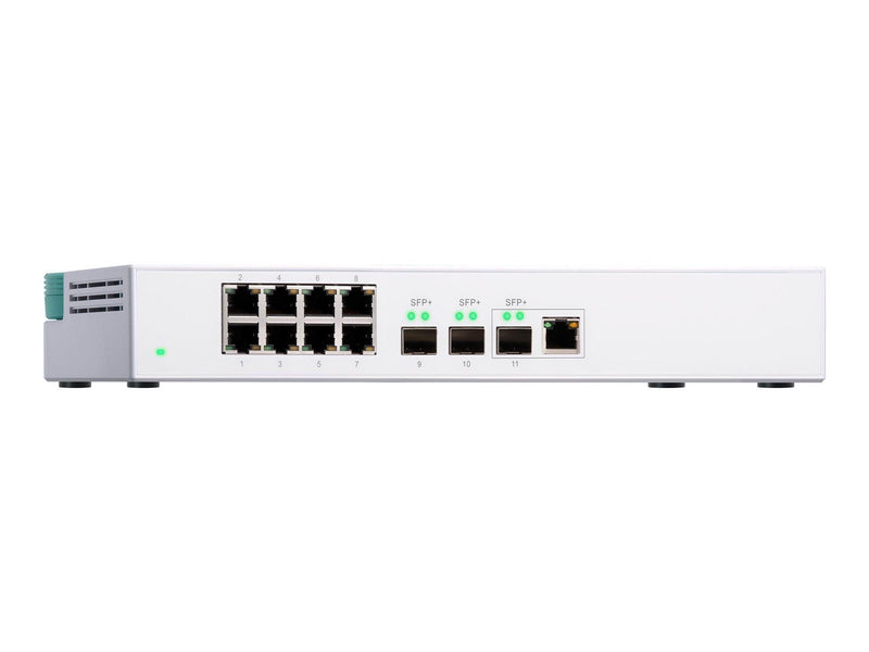 QNAP QSW-308-1C 3-port 10G SFP+ and 8-port Gigabit Unmanaged Switch