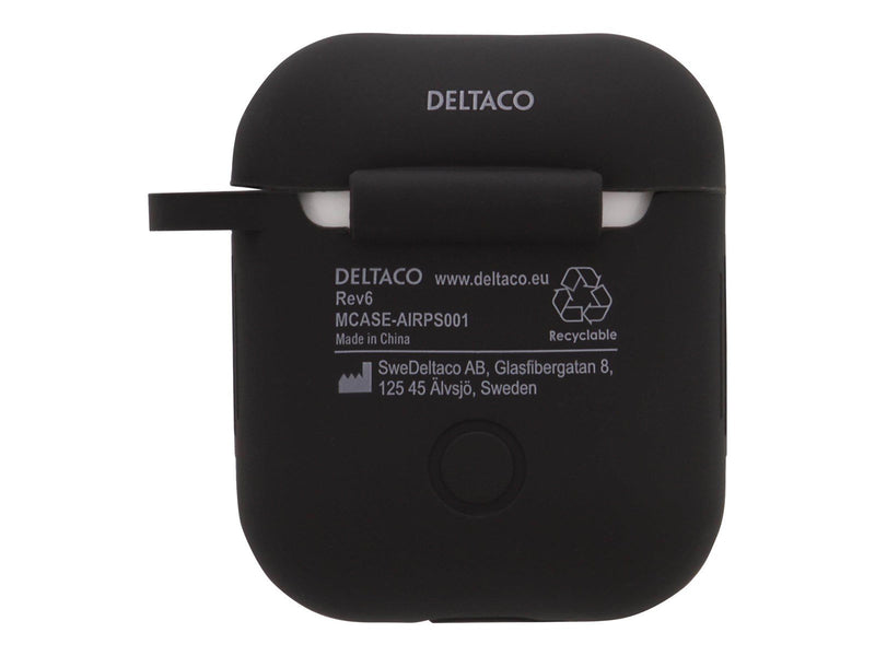 Deltaco AirPods Silicon Case Black