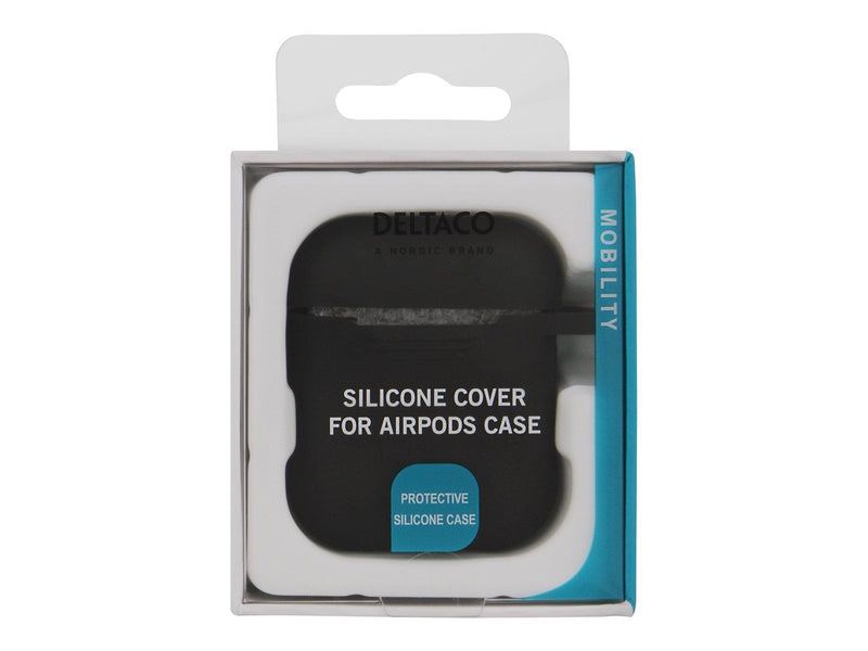 Deltaco AirPods Silicon Case Black