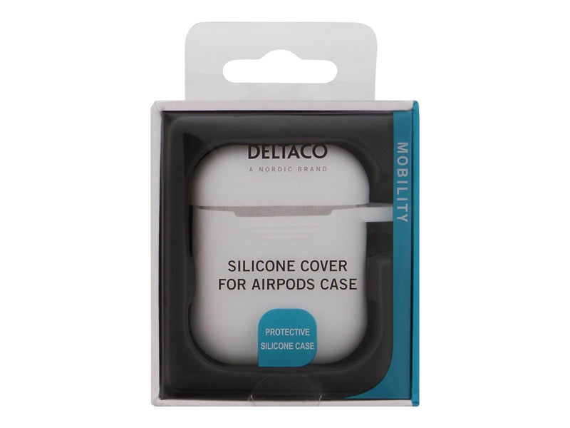 Deltaco AirPods Silicon Case white