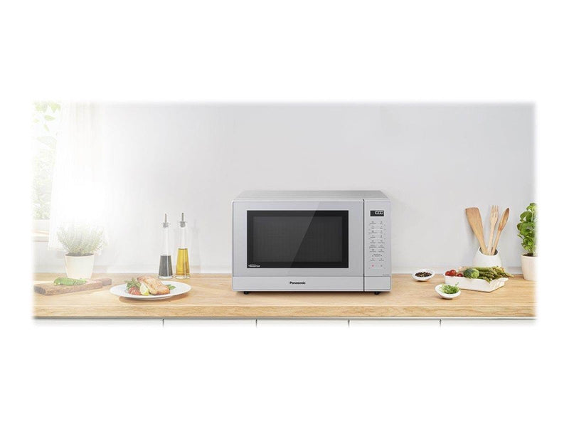 Panasonic NN-GT47KMGPG - microwave oven with grill - freestanding - silver