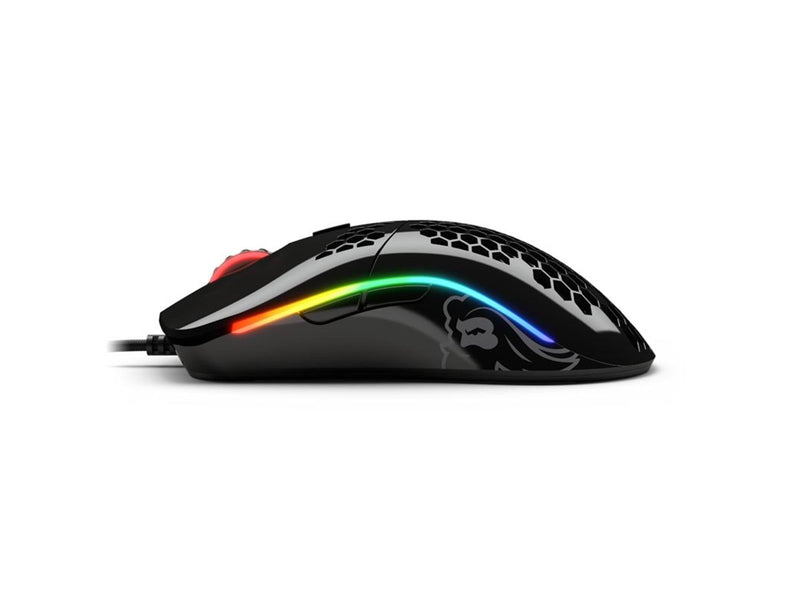 Glorious Model O- (Small) - Glossy Black - Gaming Maus (Schwarz mit RGB)