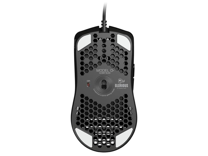 Glorious Model O- (Small) - Glossy Black - Gaming Maus (Schwarz mit RGB)