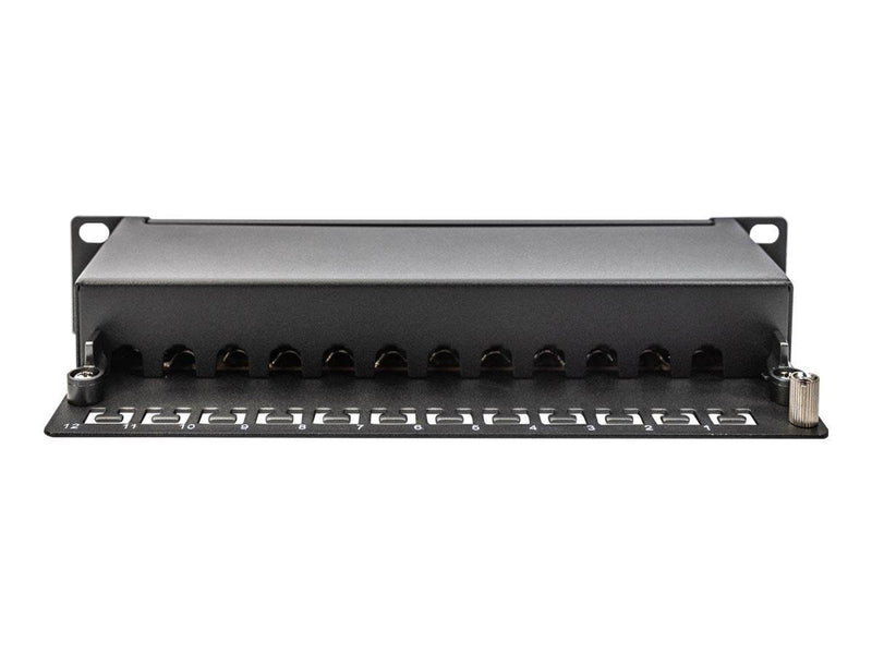 DIGITUS DN-91612S-EA - 12-Port Cat6A Shielded - Patch Panel