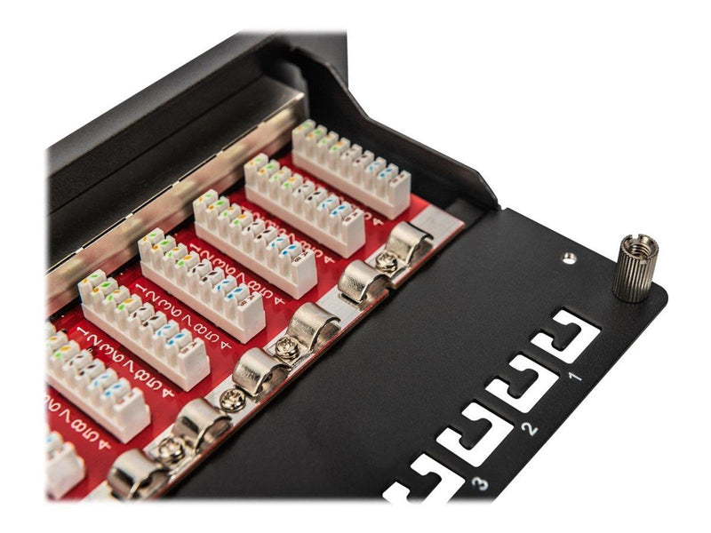 DIGITUS DN-91612S-EA - 12-Port Cat6A Shielded - Patch Panel