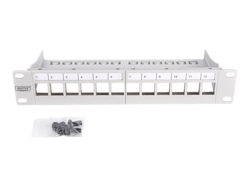 DIGITUS DN-91419 - 12-Port Modular Patch Panel