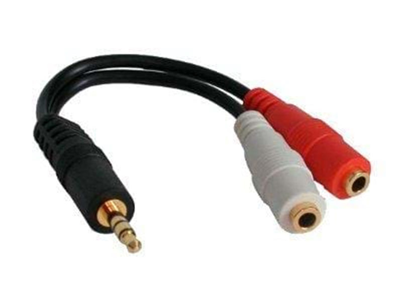 StarTech.com Stereo Splitter Kabel - 3.5mm Male zu 2x 3.5mm Female - Audiosplitter