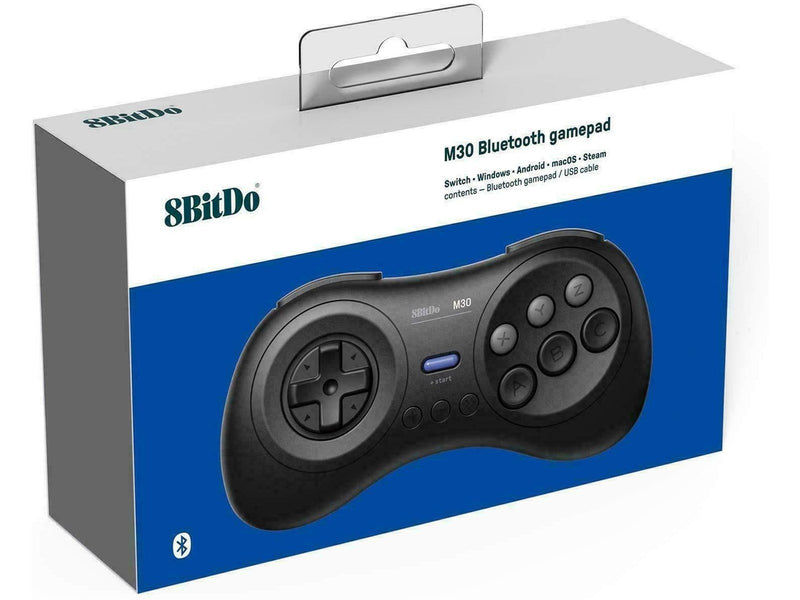 8BitDo M30 Bluetooth Wireless Pad - Wired Controller - Nintendo Switch